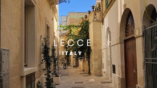 Lecce  Italy  Drone amp Walking Tour [upl. by Jordanna]