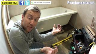 HOW TO INSTALL A BATH  Plumbing Tips [upl. by Letnahs]