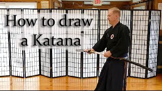 How to draw a Katana [upl. by Petie]