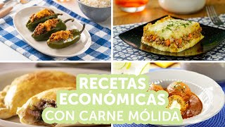 Recetas económicas con carne molida  Kiwilimón [upl. by Ettennil]