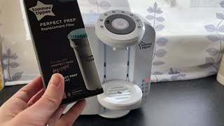 How to change the filter on a Tommee Tippee Perfect Prep Machine [upl. by Aenad]