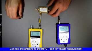 RF Explorer Network Analyzer Advanced VSWR measurement [upl. by Ramahs]