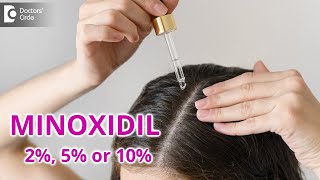 Should I use 2 5 or 10  Minoxidil solution  Dr Deepak P Devakar  Doctors Circle [upl. by Vowel]