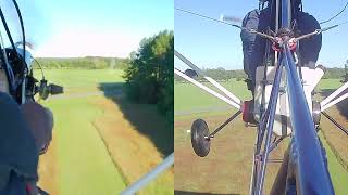 AirBike Takeoff dual camera view [upl. by Ahsikram]