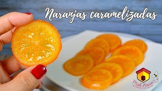 Naranjas confitadas FACILES caramelizada y escarchada [upl. by Worra]