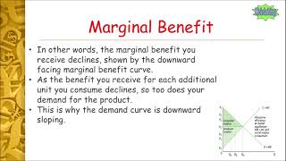 2 Marginal Benefit and Marginal Cost [upl. by Anauqal710]