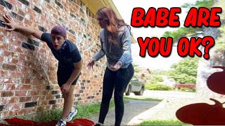 THROWING UP BLOOD PRANK ON GIRLFRIEND Cute Reaction [upl. by Selwin]