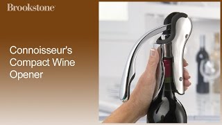 Connoisseurs Compact Wine Opener How to Video [upl. by Akemrej930]