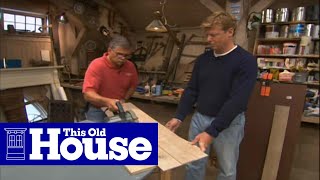 How to Make a Circular Saw Guide  This Old House [upl. by Galatia]