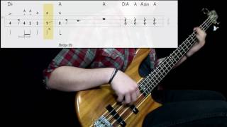 Queen – Bohemian Rhapsody BASS COVER  PLAY ALONG TAB  SCORE [upl. by Erodavlas]