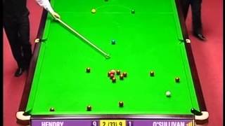 2004 World Snooker Championship SF Ronnie OSullivan vs Stephen Hendry Session 2 BBC [upl. by Seiuqram]