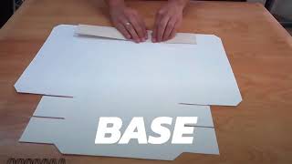 TUTORIAL ARMADO CAJAS BASE Y TAPA [upl. by Yelsew]