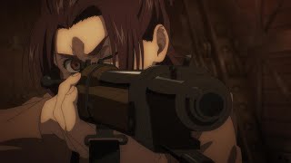 Attack on Titan Season 4 Episode 8  Gabi kills Sasha [upl. by Mora]