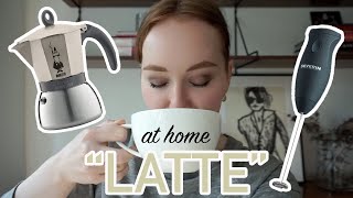 HOW TO MAKE A quotLATTEquot AT HOME moka pot  frother [upl. by Rothwell]