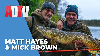 MATT HAYES and MICK BROWN with Angling Direct  PIKE FISHING [upl. by Rednaxela354]