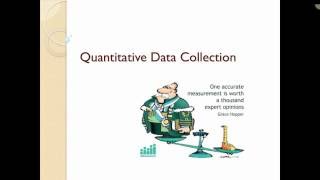 Quantitative Data Collection [upl. by Sharos]