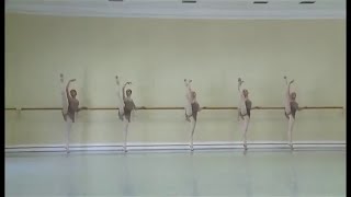 Vaganova Ballet Academy Classical Exam 2016 6th grade Barre [upl. by Annawit581]