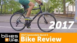 First look 2017 Cannondale Quick 5 Bike Video Review [upl. by Asserac985]