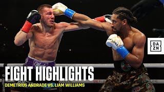 HIGHLIGHTS  Demetrius Andrade vs Liam Williams [upl. by Ahsinna]