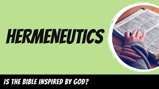 Hermeneutics [upl. by Ovid]