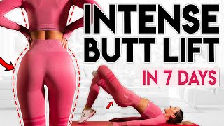 INTENSE BUTT LIFT in 7 Days shape your butt  10 minute Workout [upl. by Retrop]