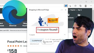 Microsoft Edge New Feature Automatic coupons and promo scan [upl. by Aliakam]