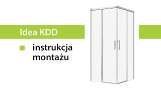 Montaż kabiny prysznicowej  Radaway Idea KDD [upl. by Umont]