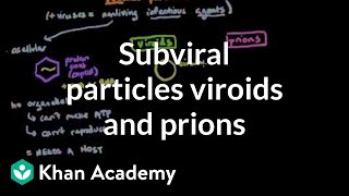 Subviral particles viroids and prions  Cells  MCAT  Khan Academy [upl. by Coreen755]