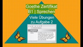 Goethe Zertifikat B1 Schreiben  Aufgabe 2 [upl. by Assilrac654]