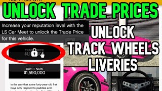 Gta 5 Reputation Level Unlocks Ls Car Meet  How to Unlock Trade Prices Tuners DLC Cars [upl. by Etnoel178]