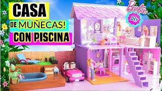 Como hacer esta CASA para MUÑECAS RECICLANDO cajas de carton [upl. by Eustazio664]