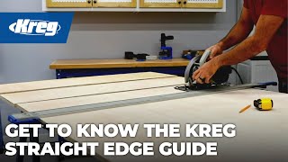 Get to Know the Kreg Straight Edge Guide [upl. by Alinna591]