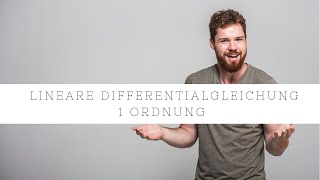 Lineare Differentialgleichung DGL 1 Ordnung  Einfach erklärt [upl. by Tengler]