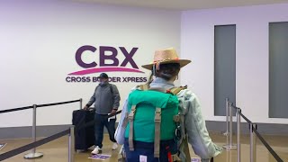 CBX 2020  How To Use Cross Border Xpress to Tijuana Airport  September 2020 Update [upl. by Ennaitsirk]