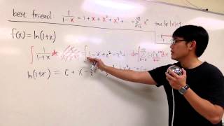 Calculus 119 ln1x Power Series Representation [upl. by Eldrid512]