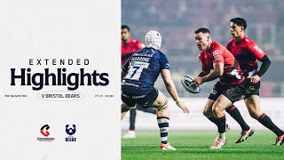 Preseason 2  HIGHLIGHTS v Bristol Bears 2024 [upl. by Ayekahs]