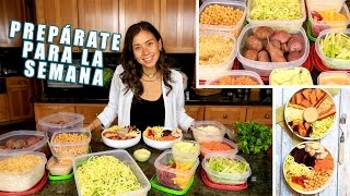 PREPARACION DE COMIDA VEGANA PARA LA SEMANA [upl. by Milon708]