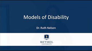 Models of Disability [upl. by Adnirem]