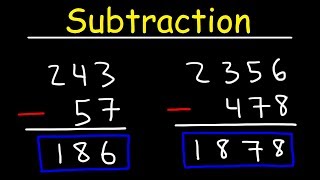 Subtraction  Math  Basic Introduction [upl. by Petrick]