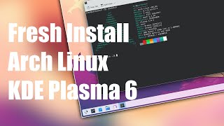 Im Switching to ARCH  KDE Plasma 6 [upl. by Yrallam]