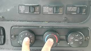 How to reset your AC in your freightliner [upl. by Ariamoy]