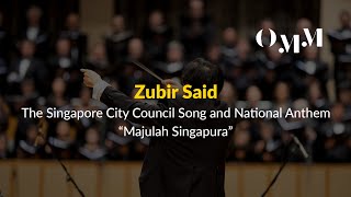 Zubir Said  The Singapore City Council Song and National Anthem quotMajulah Singapuraquot [upl. by Ellehsram]