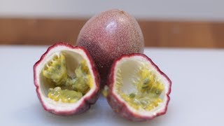 How to Eat Passion Fruit  Passion Fruit Taste Test [upl. by Enreval]