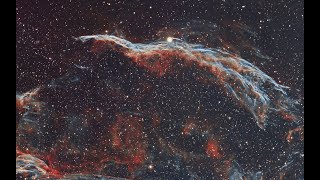 Western veil nebula OSC processing as Narrowband in Pixinsight [upl. by Hirst457]