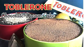 Toblerone Dream Cake recipe  Tin Can Chocolate Cake recipe [upl. by Merrile]