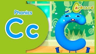 Learning Alphabet C  Letter C  Phonics For Kids  abc animation  AVOCADO abc [upl. by Kcerb]