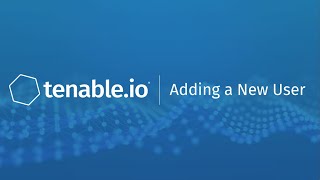 Add a New User in Tenableio [upl. by Kaleb]