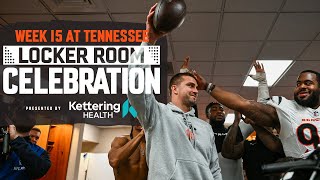 Week 15 vs Tennessee Titans  Locker Room Celebration [upl. by Ashien]