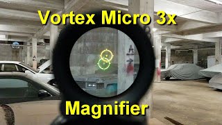 Vortex Micro 3x Magnifier  First Person Review [upl. by Mortie]