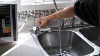 Kangen Water Machine Installation faucet [upl. by Werna228]